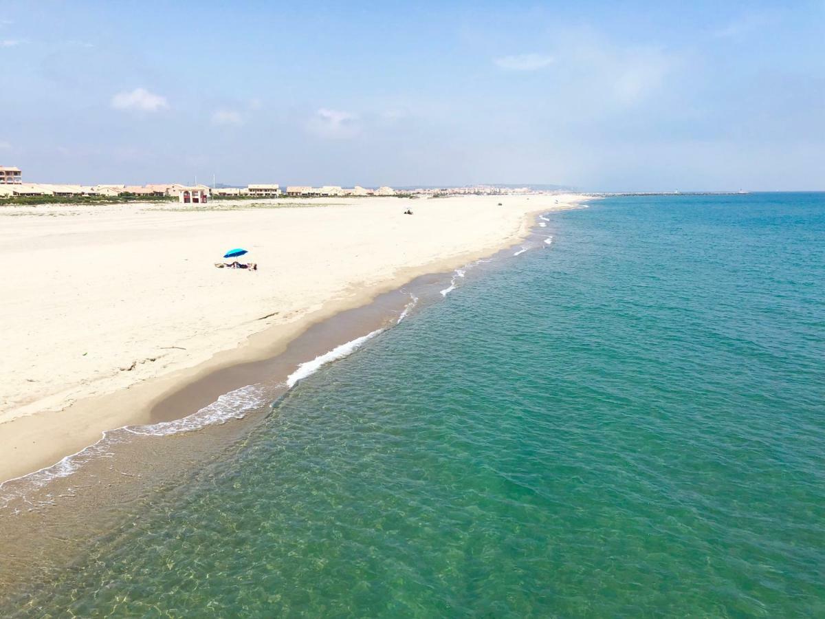 Maisonnette Vue Mer Pieds Dans L'Eau Wifi Leucate Exterior foto